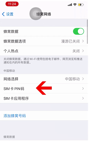 葫芦岛苹果14维修网分享如何给iPhone14的SIM卡设置密码 