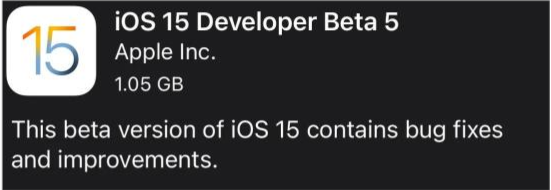葫芦岛苹果手机维修分享如何升级到iOS15.0 beta5 